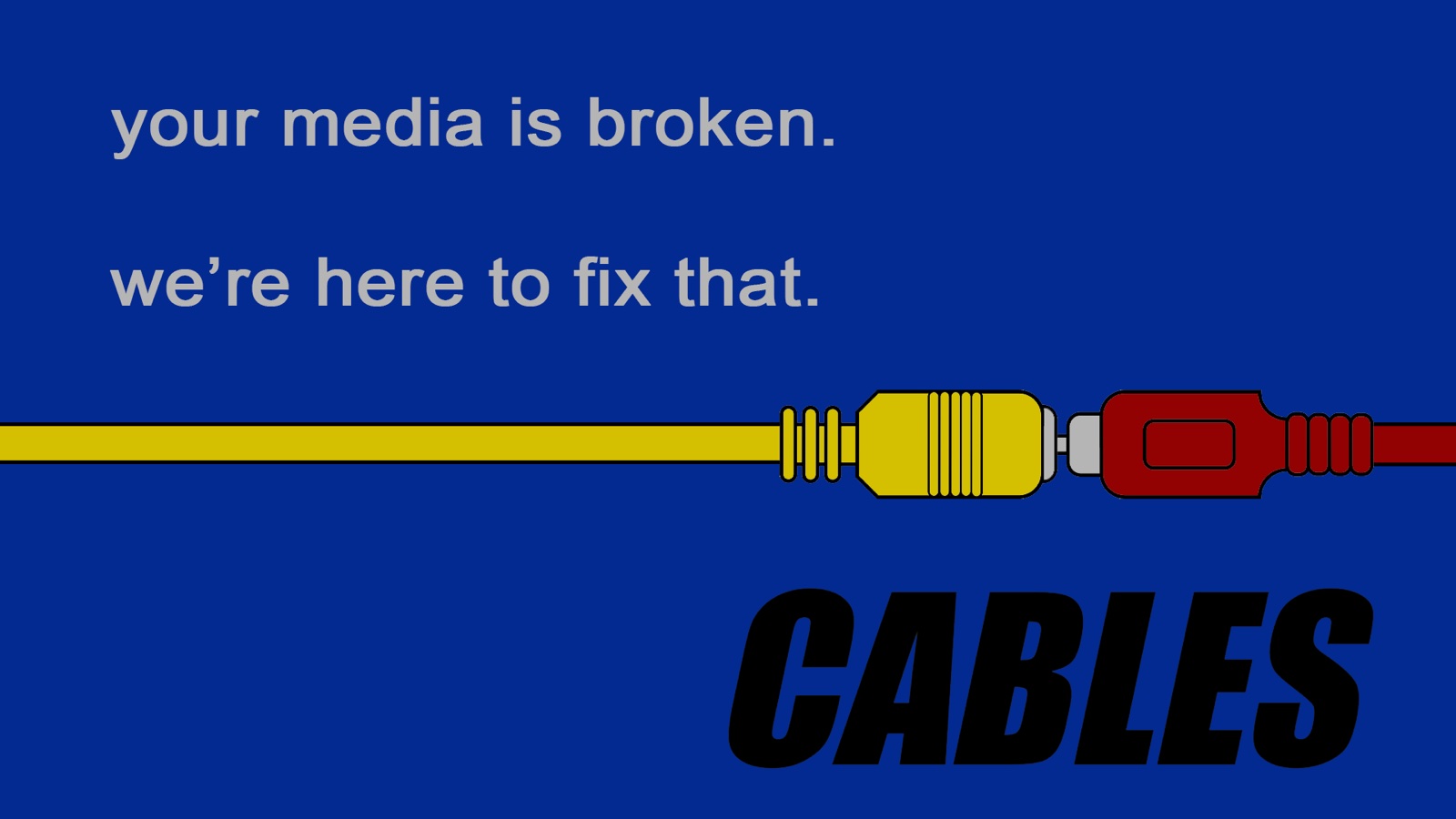 Poster — your media is broken. we're here to fix that.