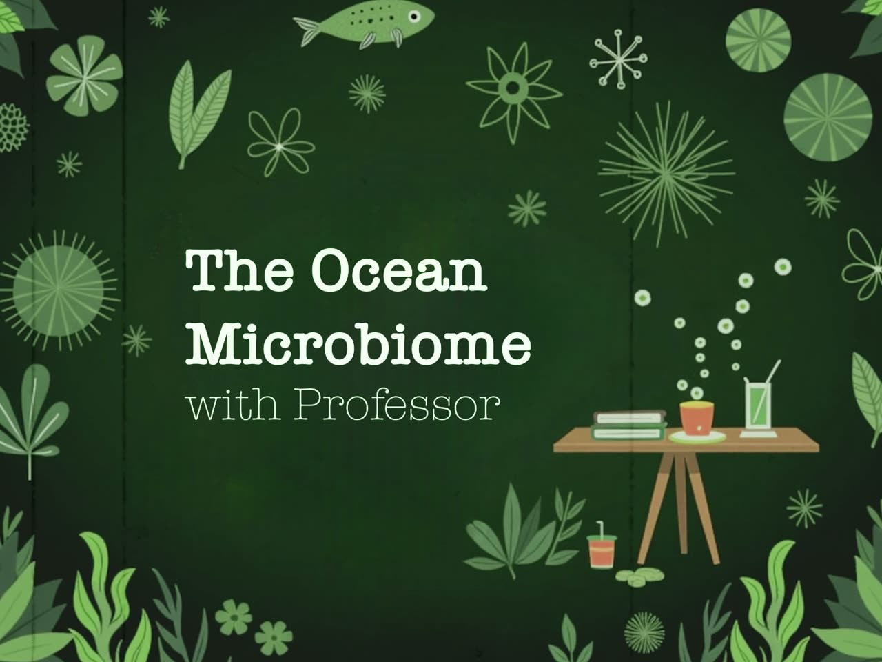 Ocean microbiome documentary poster frame